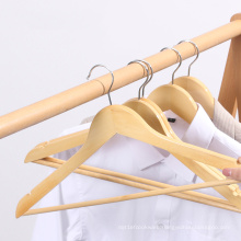 Wholesale Wood Hangers Custom Logo Hangers for Clothes Wooden Jacket Coat Non Slip Wooden Hangers